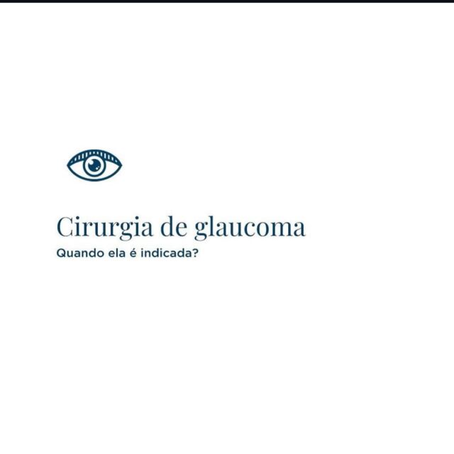 O glaucoma é uma doença causada, na maioria dos casos, pelo aumento da pressão intraocular, que pode prejudicar o nervo óptico e comprometer a visão. 

Embora não tenha cura, é possível barrar sua progressão com o controle da pressão, que inicialmente é feito com o uso de colírios prescritos pelo oftalmologista. No entanto, quando os medicamentos não surtem os resultados esperados ou em casos mais graves da doença, pode-se recorrer à cirurgia.

Os procedimentos cirúrgicos existentes têm o objetivo de baixar a pressão intraocular, diminuindo a quantidade de humor aquoso, substância que preenche as estruturas oculares. Eles não exigem preparo, são feitos com anestesia local e não requerem internação, o paciente volta para casa no mesmo dia.

Dr. Eduardo Paulino - Médico responsável técnico. 

CRM/SP: 29918
RQE: 31753

#institutodeolhoseduardopaulino #dreduardopaulino #oftalmologistaemsantos #cuidadocomosolhos #oftalmologiahumanizada #visaosaudavel